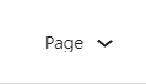 Page dropdown menu in the middle of theme editor